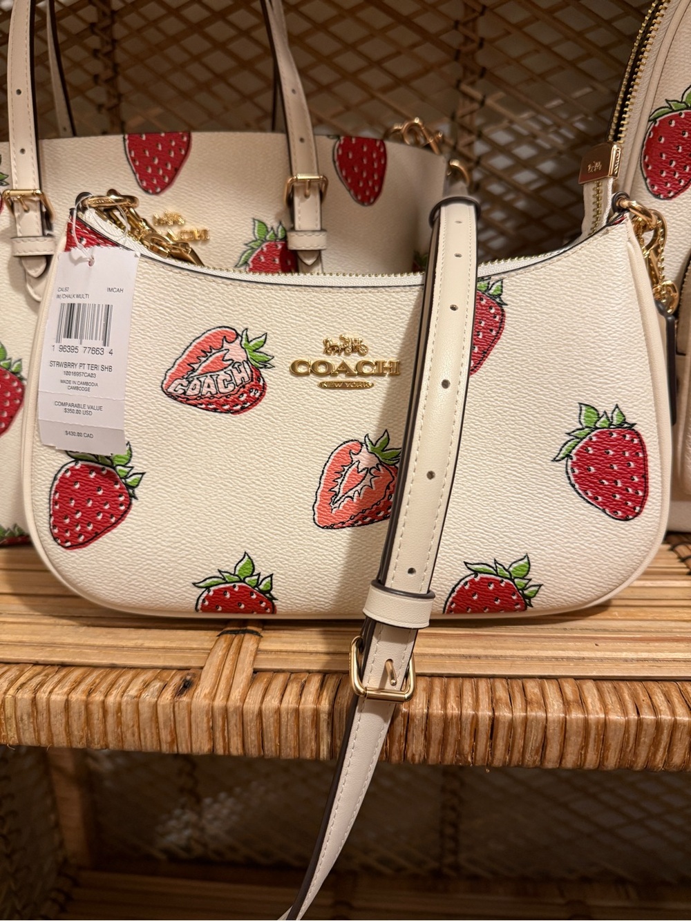Coach Teri strawberry collection (new with tags)